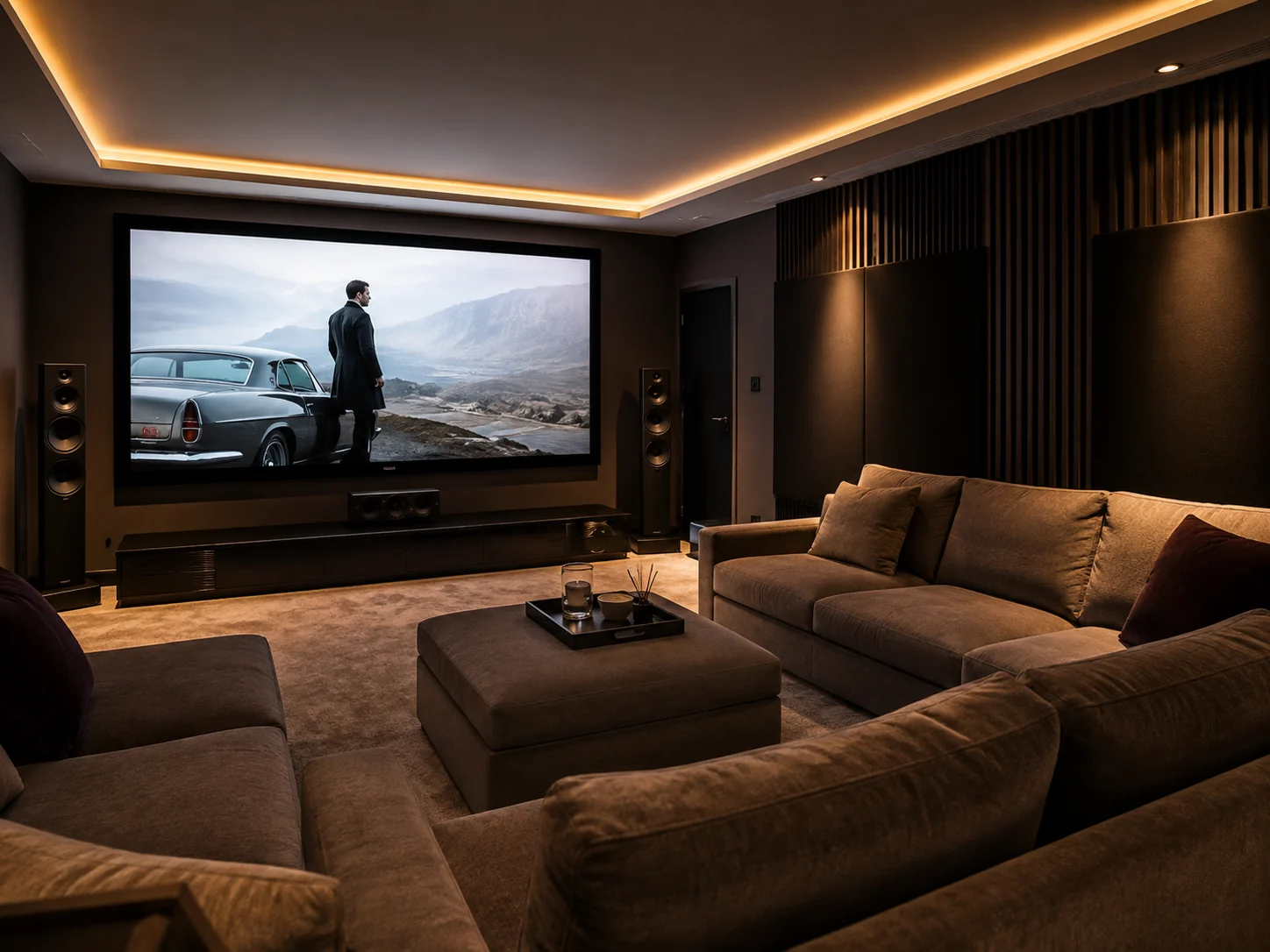 Home cinema installation in Weymouth